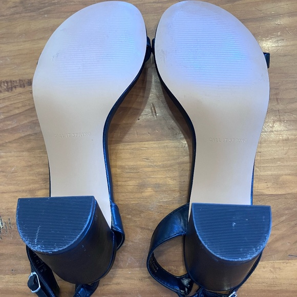 Call It Spring Black Block Heels - Picture 4 of 6